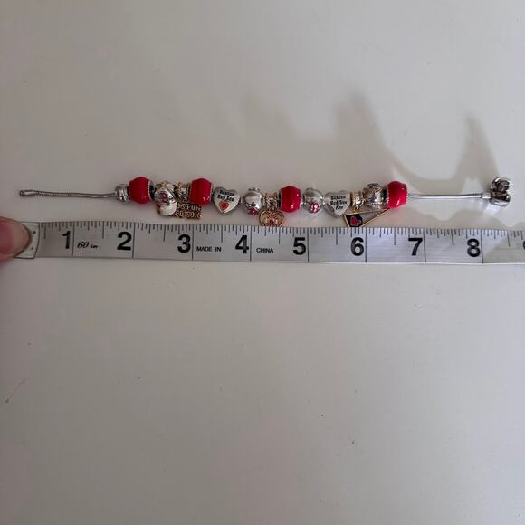 The Bradford Exchange Boston Red Sox Fan Charm Bracelet - Picture 5 of 6